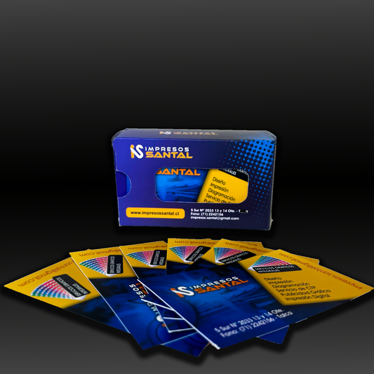 Tarjetas de presentación couché 350 gr
